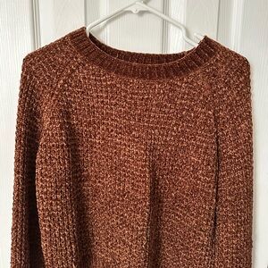 Altar’d State Cozy Brown Knit Sweater